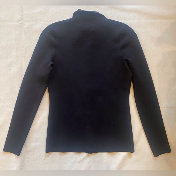 NWT Alexander Wang Black Mock Neck Button Down Sweater - Picture 2 of 5